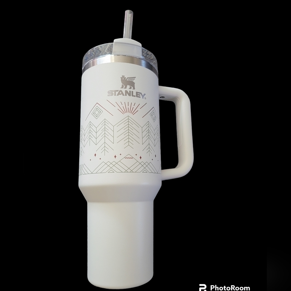 🔥RARE STANLEY🔥 WINTERSCAPE QUENCHER H2.0 FLOWSTATE™ TUMBLER | 40 OZ LIMITED ED